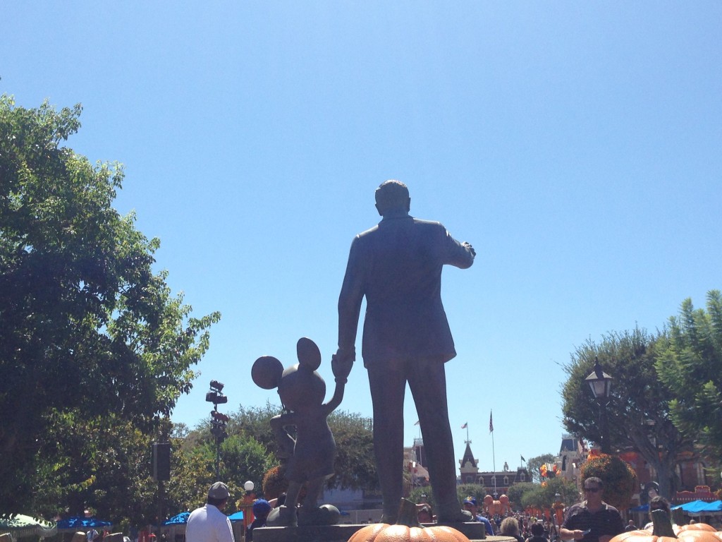 Partners statue at Disneyland //