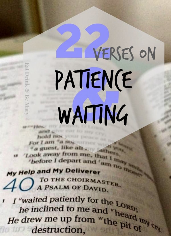 waiting and patience