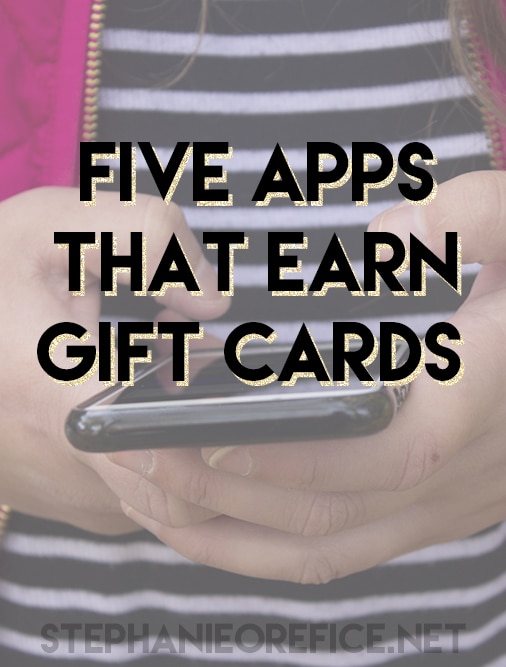 Five apps that earn gift cards