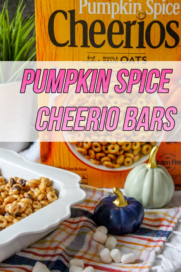 Pumpkin Spice Cheerio Bars Recipe